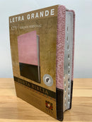 Bíblia letra grande Ntv edición  Tamaño personal sentipiel rosa índice