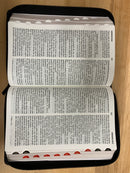 Bíblia letra grande manual 12 puntos reina valera 1960 clásica negro cierre índice