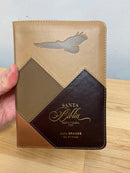 Bíblia letra  grande portatil 11 puntos reina Valera 1960 águila cierre piel imitación índice