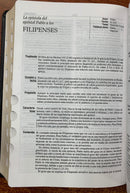 Bíblia de estudio plenitud Reina Valera 1960 piel fabricada con índice negro