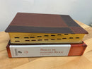Biblia de estudio Ryrie ampliada reina Valera 1960 dúo tone marrón con índice piel