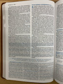 Bíblia de estudio MacArthur Nbla letra grande piel imitación con índice