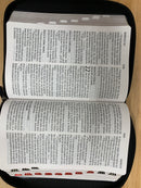 Bíblia de letra gigante tamaño manual Reina 1960 cierre índice negro 14 puntos