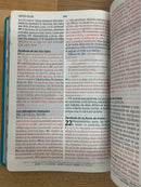 Bíblia de promesas para mujeres letra grande Reina Valera 1960 turquesa índice