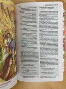 Bíblia para niñas luz en mi camino nueva versión internacional semipiel corazones