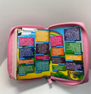 Bíblia para ninos  ilutrada mi gran  viaje rosa corazónes cierre 8 .5 puntos