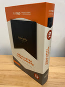 Biblia de letra súper gigante 19 puntos riena Valera 1960 cierre índice semipiel negro