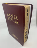 Bíblia letra grande antigua versión reina Valera 1909 café PIEL ESPECIAL  índice manual
