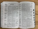 Biblia de referencia Thompson reina Valera 1960 piel italiana gris con índice
