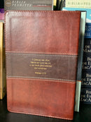 BIBLIA DEL PESCADOR LETRA GRANDE REINA VALERA 1960 SEMIPIEL CAOBA DR DIAZ PAVON