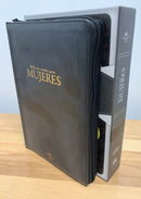 Bíblia de estudio para mujeres reina Valera 1960 cierre índice semipiel NEGRO