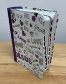 Bíblia para jovencitas Reina 1960 tamaño bolsillo tela índice lila palabras de vida