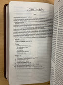 Bíblia tamaño bolsillo reina Valera 1960 marrón piel fabricada