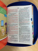 Bíblia para niños mi gran viaje Reina Valera azul 1960 ilustrada cierre con índice