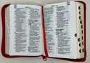Bíblia letra grande 9 puntos reina Valera1960  roja cierre índice