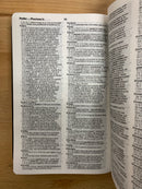 Bíblia letra grande tamaño manual 12 puntos reina valera  1960 Piel negro índice