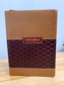 Bíblia de letra gigante para hombres reina Valera 1960 cafe cierre 14 puntos  índice