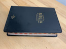Bíblia letra grande tamaño manual 12 puntos reina valera  1960 Piel negro índice