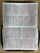 Bíblia de letra súper gigante reina Valera 1960  18 puntos CIERRE CAFE DUOTONE