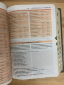 Bíblia de estudio teológico Riena Valera 1960 con índice imitación de piel