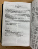 Bíblia de letra gigante con referencia Reina Valera 1960 índice 14 puntos negra