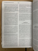 LA Bíblia de estudio de la reforma la Bíblia de las Americas piel genuina con índice