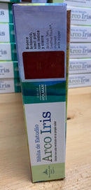 Bíblia de estudio arcoíris Reina Valera 1960 simipiel bronce índice