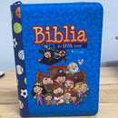 Bíblia para niños mi gran viaje reina Valera 1960 ilustrada  balon azul cierre índice