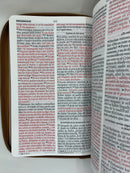 Bíblia Letra grande Reina Valera 1960 ultrafina cafe claro cierre 12 puntos