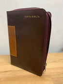 Bíblia letra gigante tamaño manual 14 puntos reina Valera 1960 cierre índice piel caoba