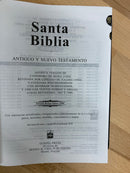 Bíblia antigua version 1909 Reina Valera vinil con índice letra grande