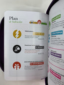 Bíblia tamaño bolsillo riena Valera 1960 biotono Lila cierre índice