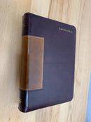 Bíblia letra gigante tamaño manual 14 puntos reina Valera 1960 cierre índice piel caoba