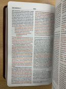 Bíblia tamaño bolsillo reina Valera 1960 marrón piel fabricada