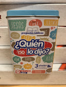 Juego de preguntas bíblicas quien lo dijo? 150 preguntas caja de metal