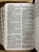 Bíblia tamaño bolsillo Reina Valera 1960 con índice cierre café