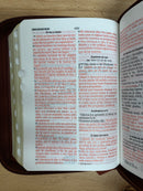 Bíblia tamaño bolsillo reina valera  1960 espada café cierre índice