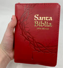 Bíblia letra grande 9 puntos reina Valera1960  roja cierre índice