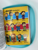 Bíblia para ninos mi gran viaje ilustrada reina Valera 1960 turquesa globos