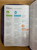 Bíblia letra grande para mujer 12 puntos biotono reina valera 1960 cirre índice