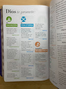 Bíblia para mujer letra grande reina valera 1960 lila piel imitación índice