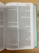 Bíblia Nvi para regalos y premios turquesas simipiel