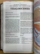 Bíblia de estudio arcoíris piel fabricada negra Indice reina valera 1960