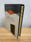 Bíblia letra súper gigante riena Valera 1960 piel imitación con índice negro  16 puntos