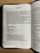 Bíblia de letra grande tamaño personal Reina Valera 1960 cierre índice negro 12 PUNTOS