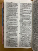 Bíblia para mujer letra grande Reina valera 1960 piel imitación  ROSA GRIS 12 puntos índice