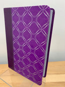 Bíblia de letra grande tamaño manual riena Valera 1960 violeta semipiel
