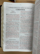 Bíblia de estudio el expositor piel fabricada  VINO con índice jimmy Swaggart