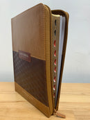 Bíblia de letra gigante 15 puntos reina valera 1960 clásica café cierre índice