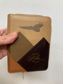 Bíblia tamaño bolsillo riena Valera 1960 Aguila café cierre índice café 8 puntos